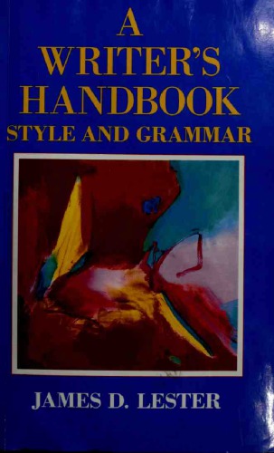 A Writer's Handbook: Style and Grammar