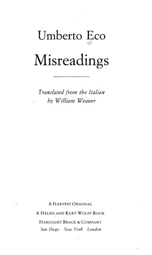 Misreadings