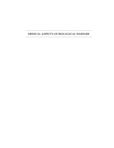 Medical Aspects of Biological Warfare (Textbooks of Military Medicine)