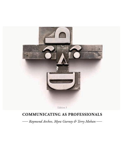 Communicating as Professionals