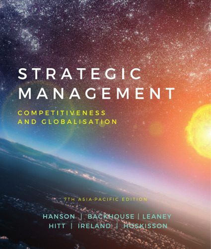 Strategic Management: Competitiveness and Globalisation