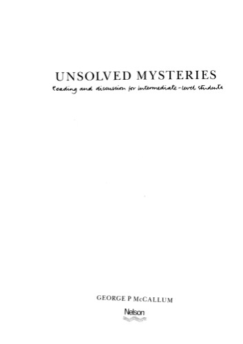 Unsolved Mysteries (Nelson Skills Programme - Reading Skills)