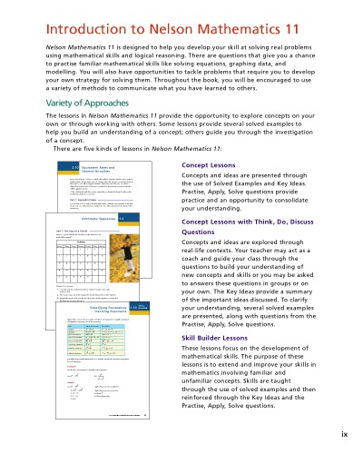 Nelson Mathematics 11