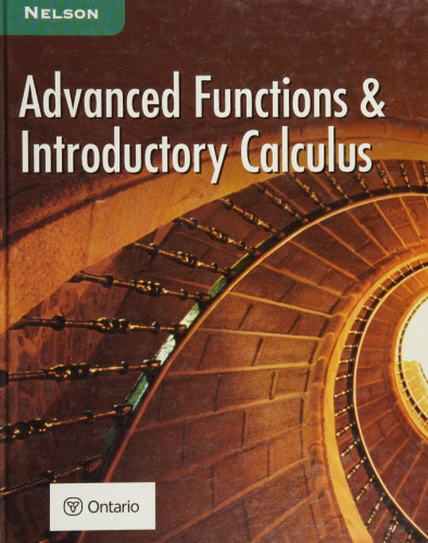 Nelson advanced functions & introductory calculus