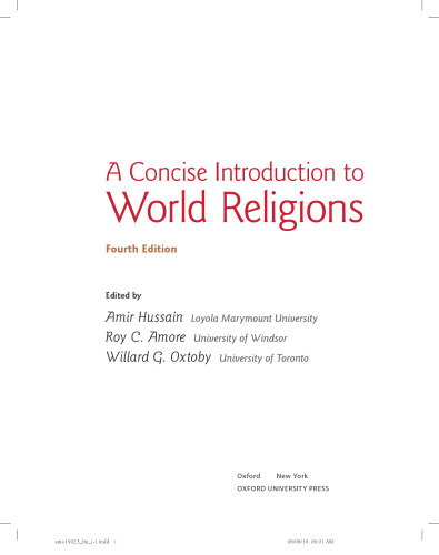 A Concise Introduction to World Religions
