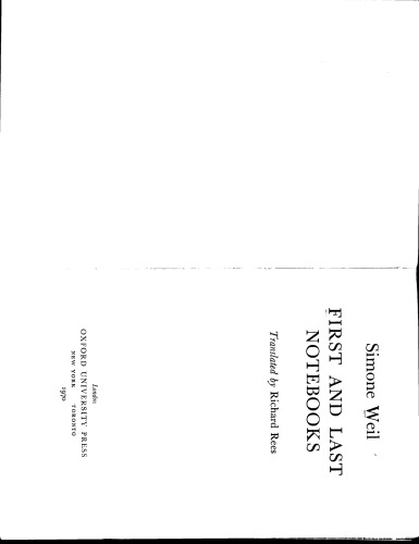 First and Last Notebooks