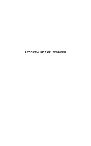 Feminism: A Very Short Introduction