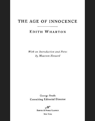 The Age of Innocence