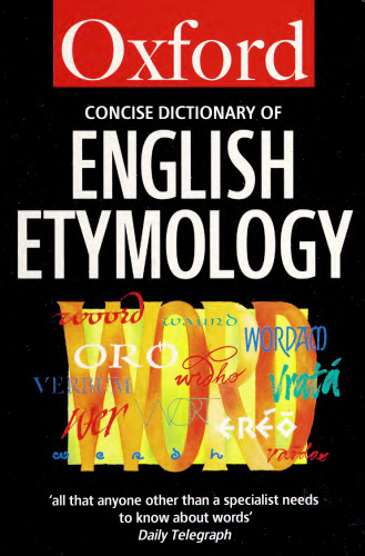 The Concise Oxford Dictionary of English Etymology