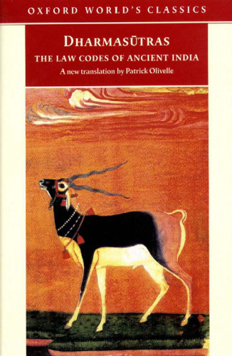 Dharmasutras: The Law Codes of Ancient India