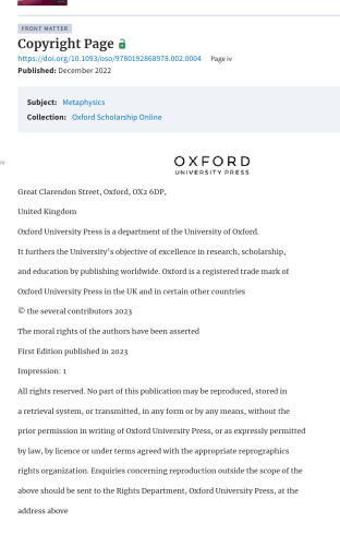 Oxford Studies in Epistemology Volume 7