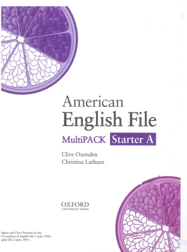 American English File: MultiPACK Starter A