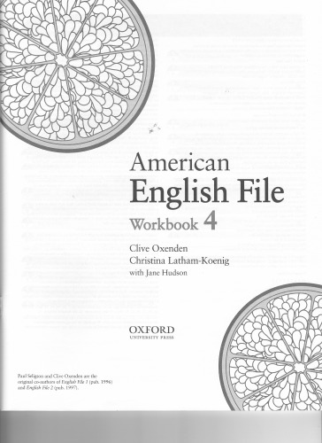 American English File 4 Workbook