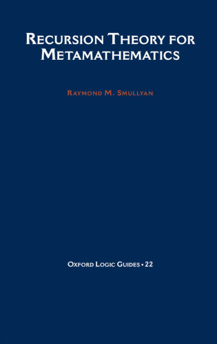 Recursion theory for metamathematics