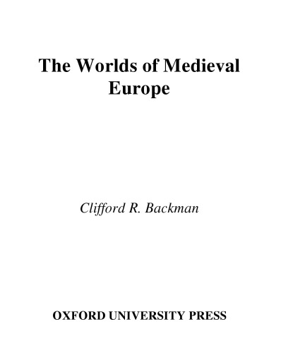 The worlds of medieval Europe