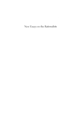 New Essays on the Rationalists