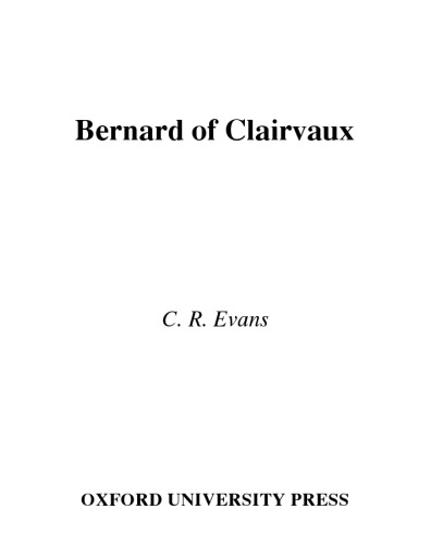 Bernard of Clairvaux (Great Medieval Thinkers)