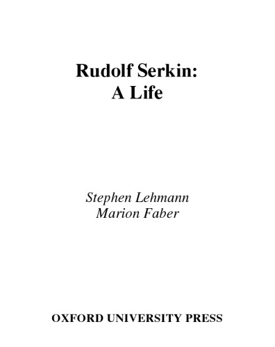 Rudolf Serkin: A Life