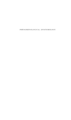 Phenomenological Epistemology