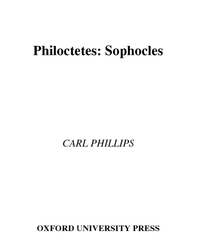 Philoctetes (Greek Tragedy in New Translations)