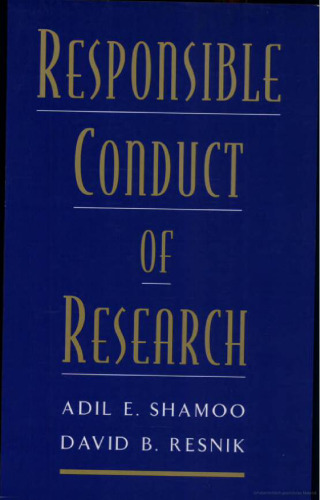 Responsible Conduct of Research
