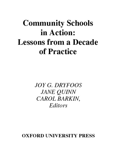 Community Schools in Action: Lessons from a Decade of Practice