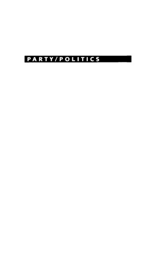 Party/Politics: Horizons in Black Political Thought
