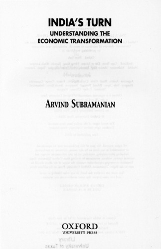 India’s Turn: Understanding the Economic Transformation