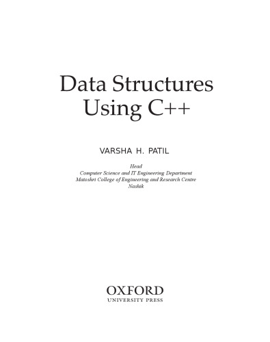 Data Structures Using C++