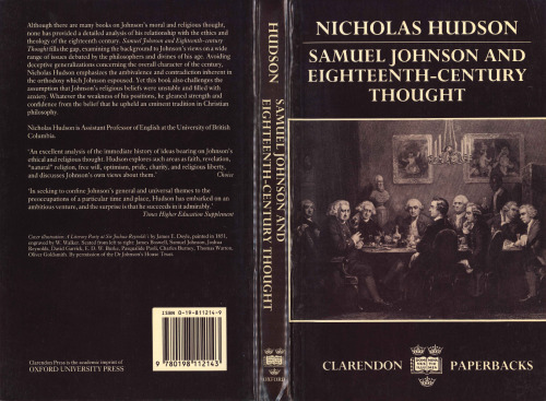 Samuel Johnson and Eighteenth-Century Thought (Oxford English Monographs)