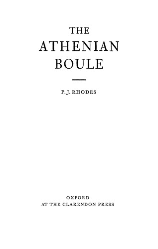 The Athenian Boule