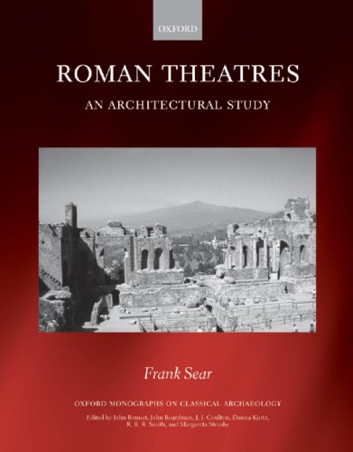 Roman theatres: an architectural study