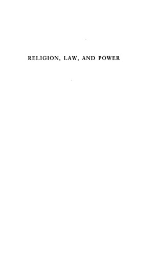 Religion, Law, and Power: The Making of Protestant Ireland 1660-1760