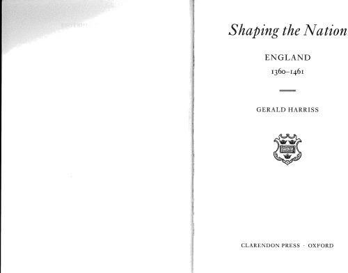 Shaping the Nation: England 1360-1461