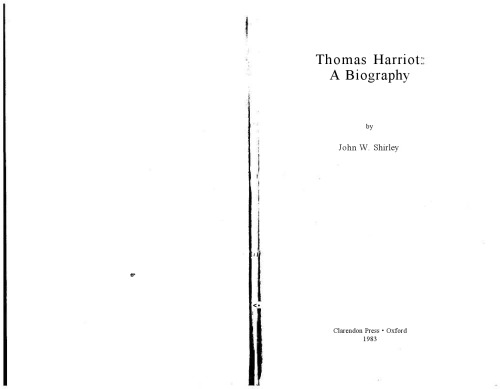 Thomas Harriot: Renaissance Scientist