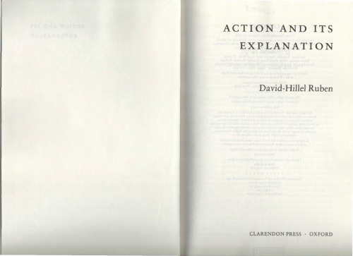 Action and Its Explanation