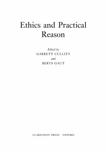 Ethics and Practical Reason