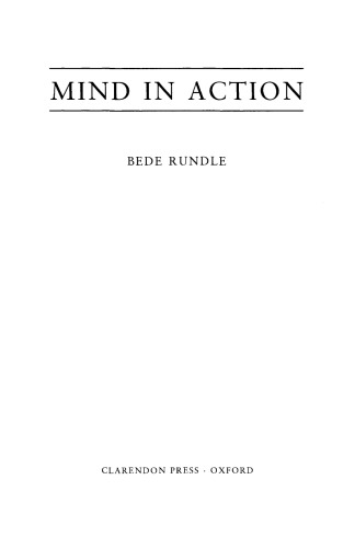 Mind in Action