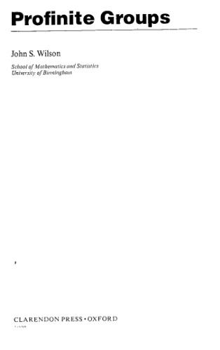 Profinite groups