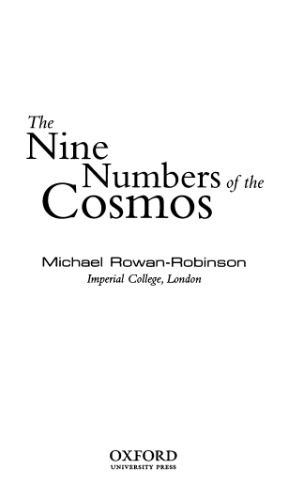 The nine numbers of the cosmos