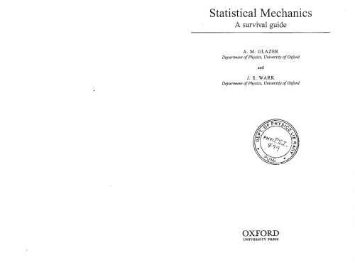 Statistical mechanics: a survival guide
