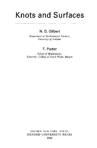Knots and surfaces