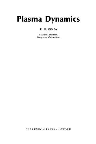 Plasma dynamics