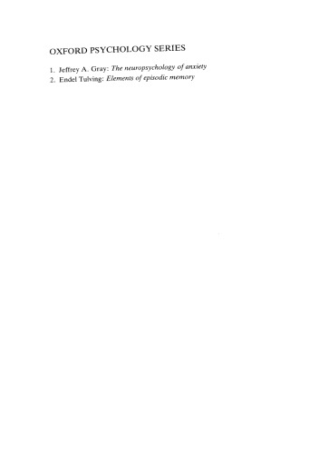 Elements of Episodic Memory