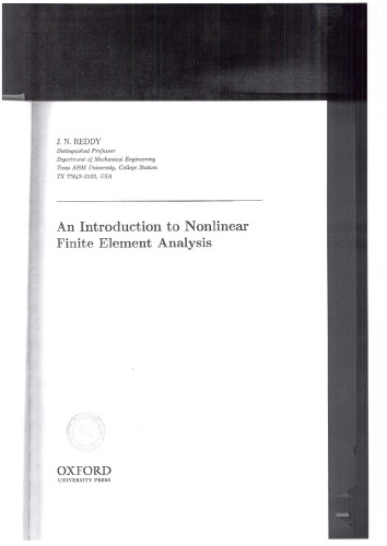 An Introduction to Nonlinear Finite Element Analysis