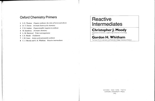 Reactive Intermediates
