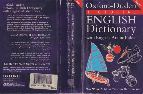 Oxford-Duden Pictorial English Dictionary with English-Arabic Index
