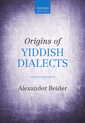 Origins of Yiddish Dialects