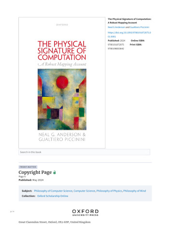 The Physical Signature of Computation: A Robust Mapping Account