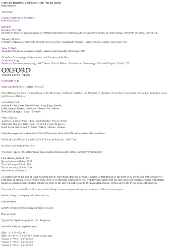Oxford Textbook of Medicine